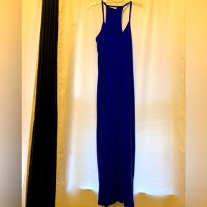 WORN ONCE! Pretty bright blue maxi dress